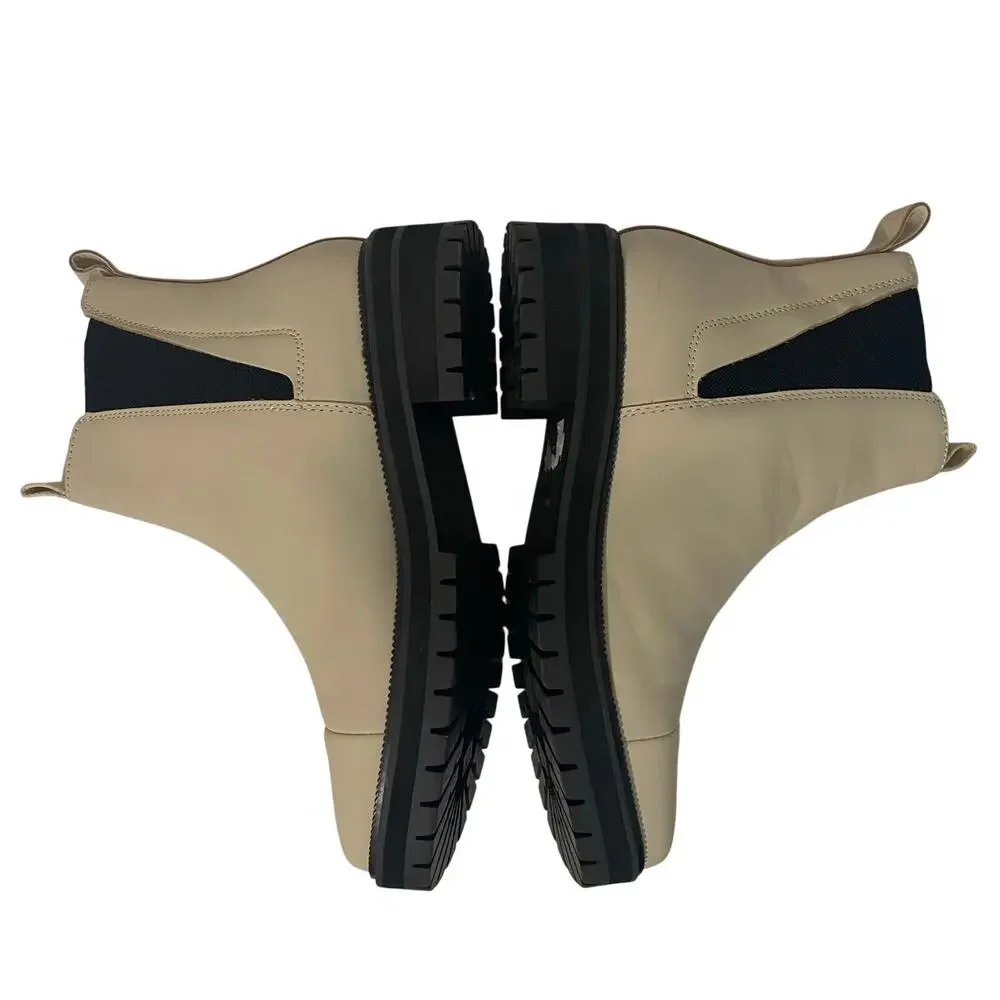Toms cream leather